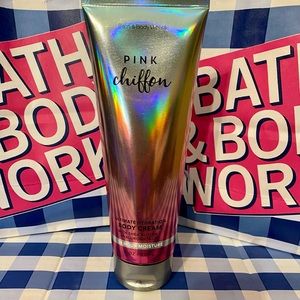 Pink Chiffon Ultimate hydration body cream Bath & Body Works Discontinued NEW